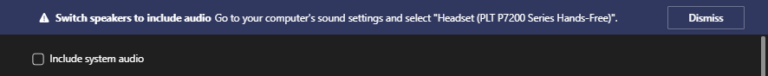 Include System Audio In Teams Meetings Lync Se